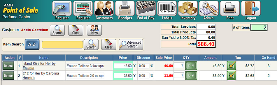 barcode interface